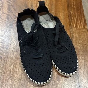 Ilse Jacobsen tulip lace up shoes size 40 / 9 US. Black.